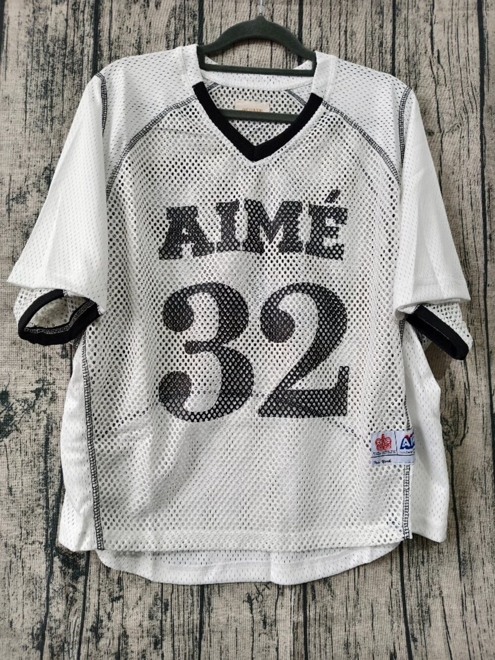 Aimé Leon Dore ALD 32 mesh rugby jersey short sleeve